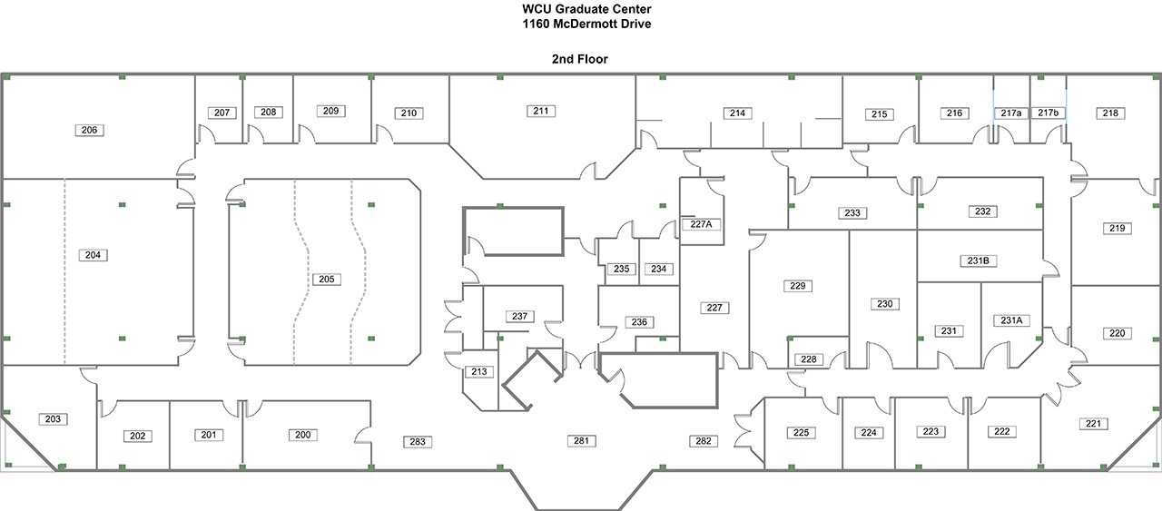 Grad Center Second Floor; please contact the GBC for accessible maps