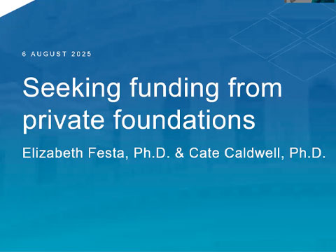 Private Foundation Funding Workshop