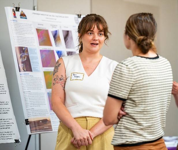 Suri Closing Event student presenting work