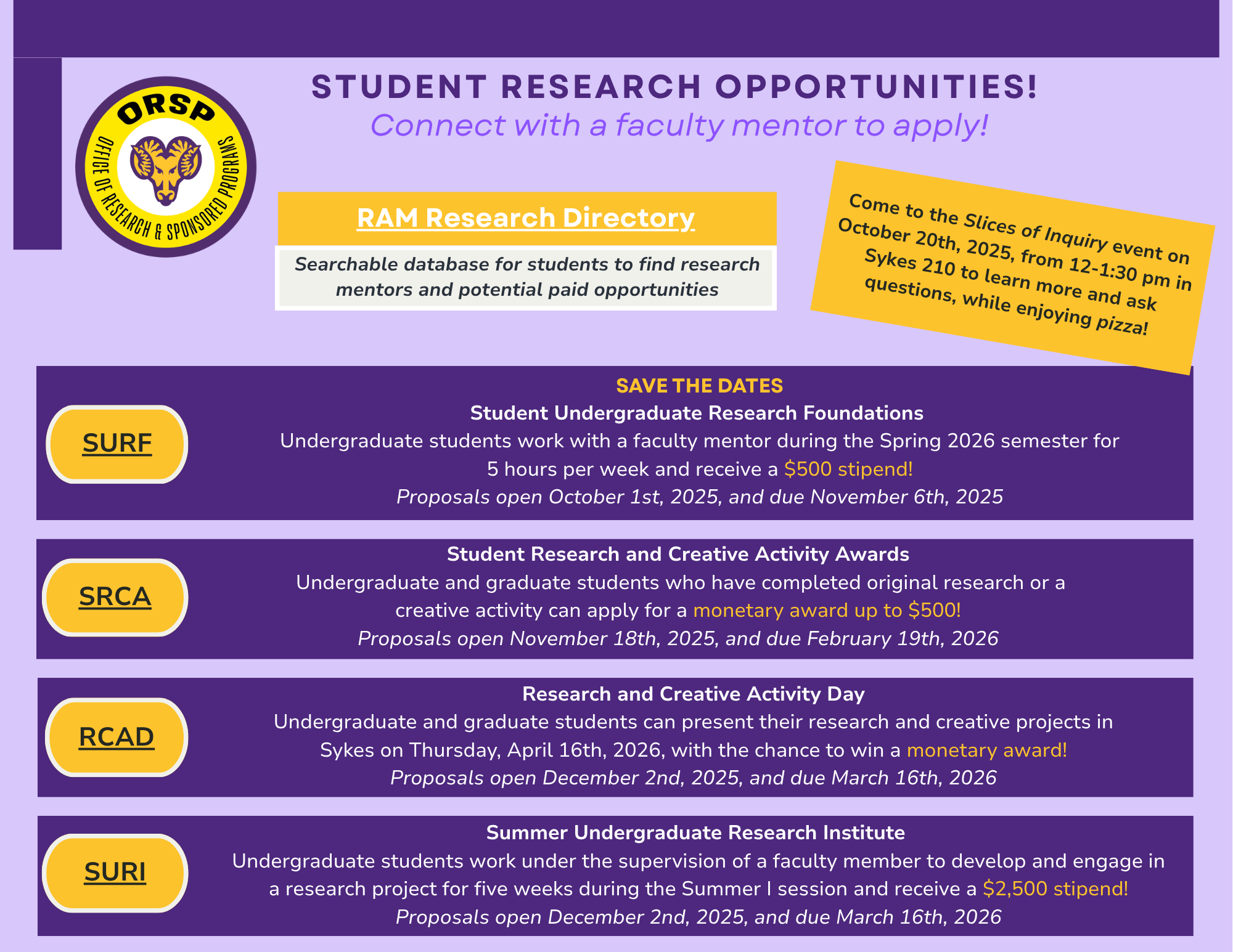 Student Resource Flyer Image