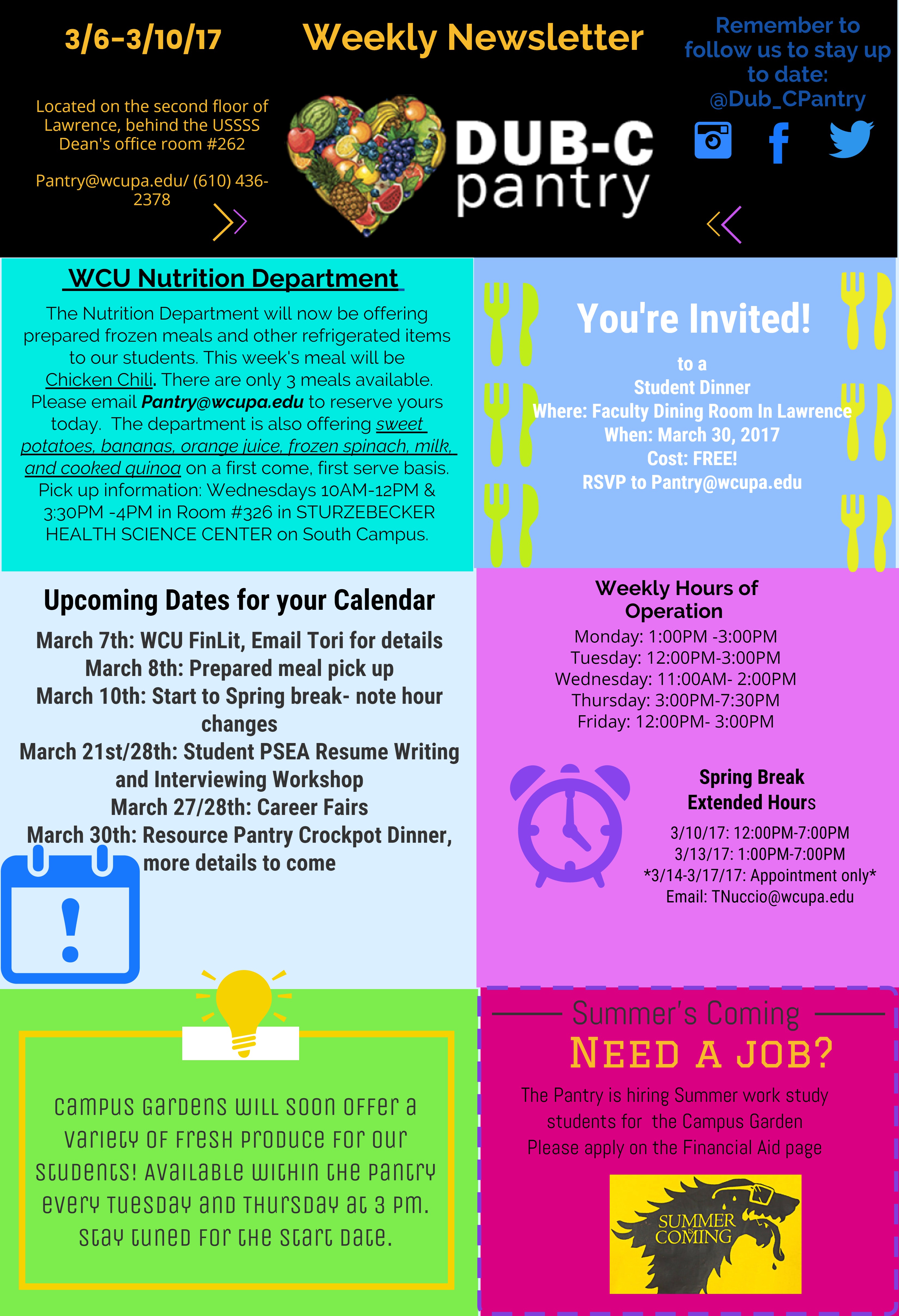 News Pantry newsletter