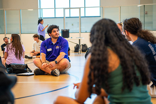 Orientation Leaders decorative photo of students