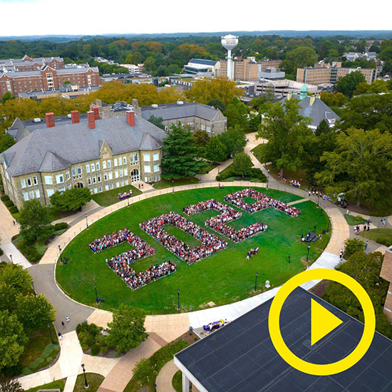 Video Thumbnail with a play button