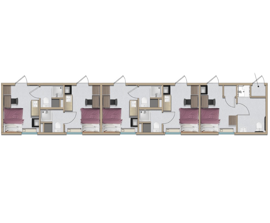 Matlack Court Building Layout - Single