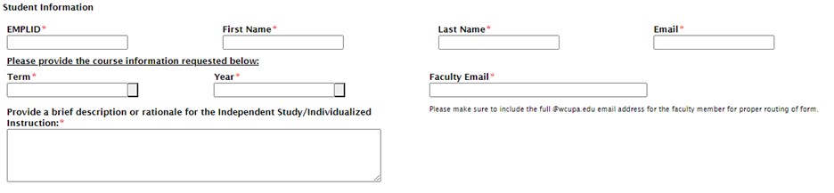 Independent Study/Individualized Instruction Form 4