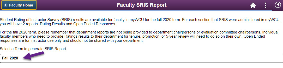 SRIS Results