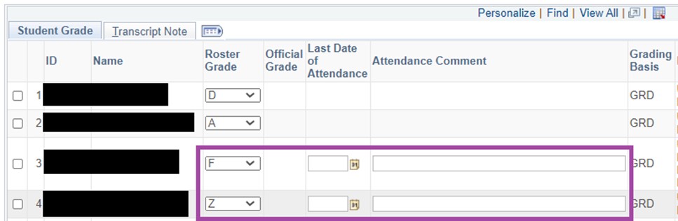 Submitting Grade Roster 7