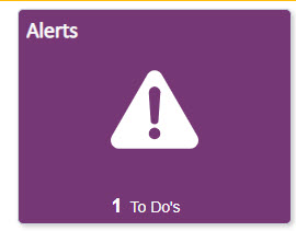 Alerts tile