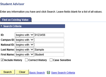 Updating a Student's Advisor 3