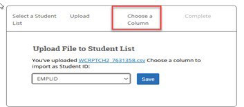 Creating a Student List from another Resource 8