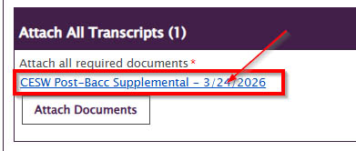 Attachments Form