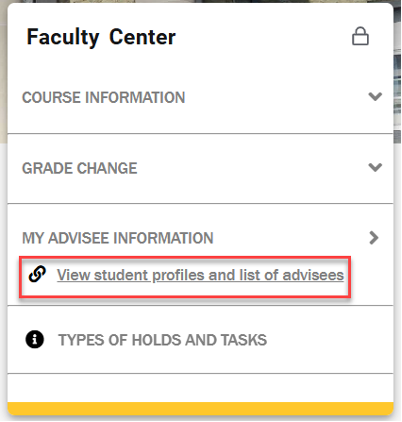 Fig. 1 Faculty centerScreenshot