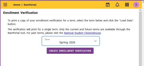 Enrollment Verification: Viewing, Saving, and Printing Your Letter 2