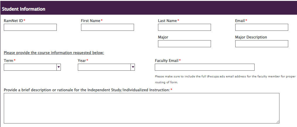Student Information
