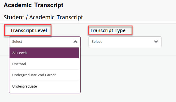 Academic Transcript