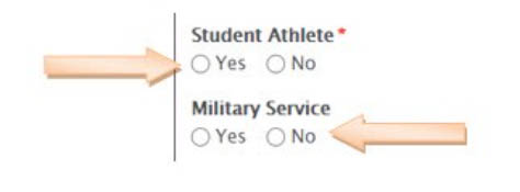 student athlete/military service checklist