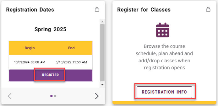 Registration cards