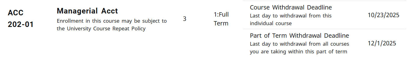 Sample course