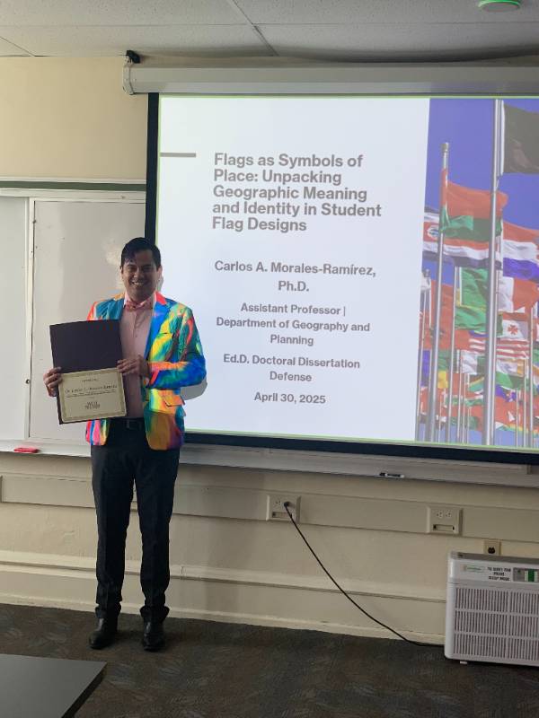 CARLOS MORALES-RAMÍREZ DEFENDS DISSERTATION, EARNS SECOND DOCTORATE