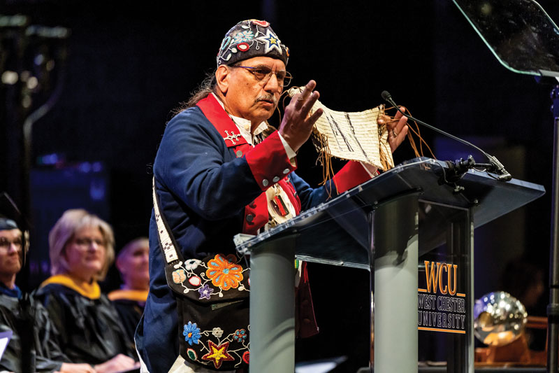 Land acknowledgement by Barry Lee