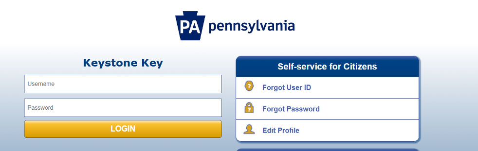 Log in screen showing on the right of the log in fields, there are Forgot User ID and Forgot Password buttons
