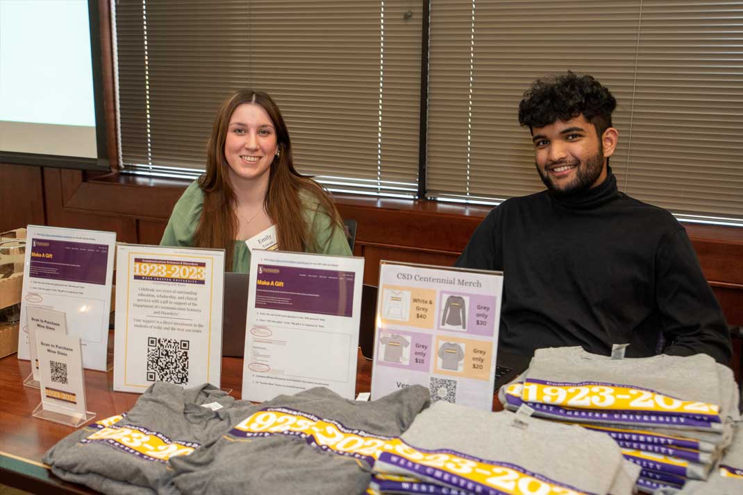 Centennial banquet large photo of WCU students