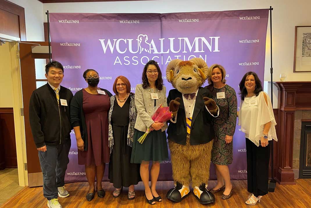 Centennial banquet large photo of WCU students