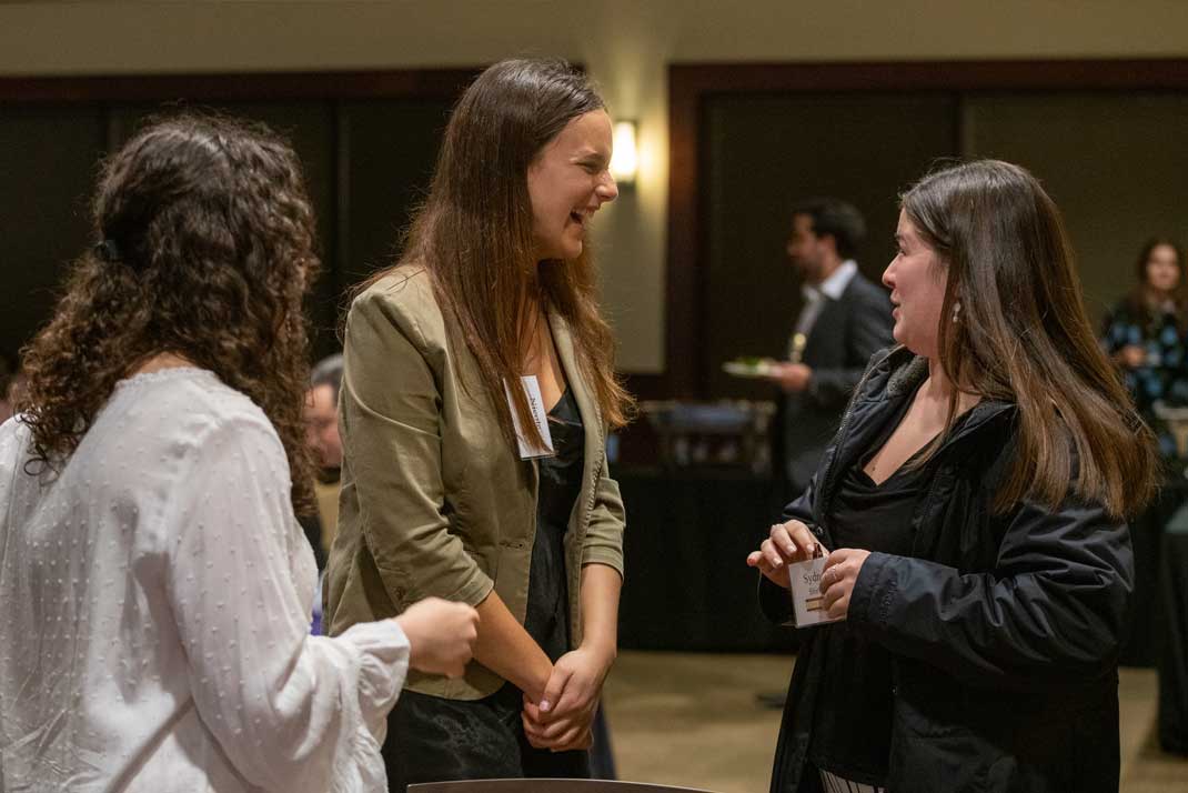 Centennial banquet large photo of WCU students