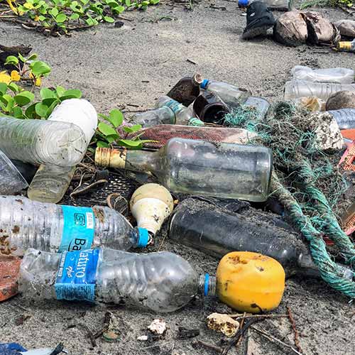 Hazardous Items on beach