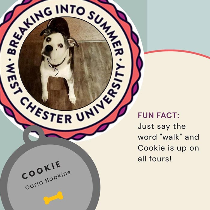 WCU Employee's Dog - Cookie Hopkins