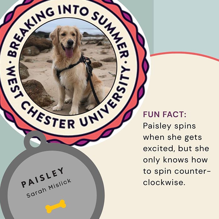 WCU Employee's Dog - Paisley