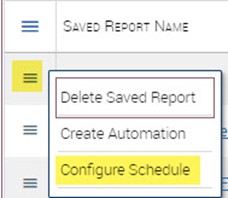 How to Schedule a Report in Navigate 2