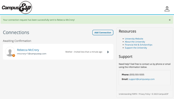 CampusESP FERPA Module Information for Students 9