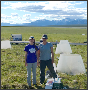 Dr. Schedlbauer and Katherine Hood