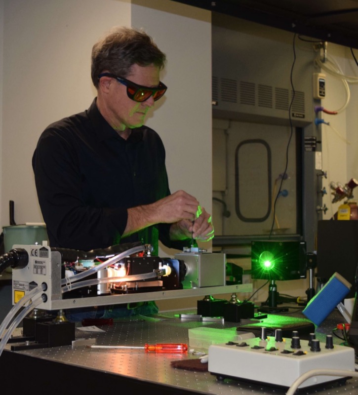 Picture of Kurt Kolasinski in a lab