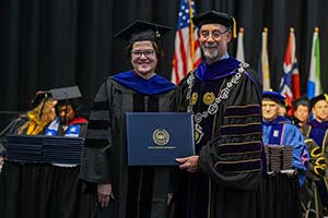 Dr. Zalewski & President Fiorentino