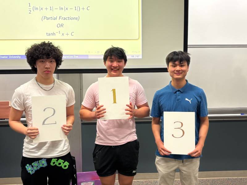 2025 Integration Bee High School Winners