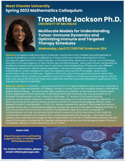 Trachette Jackson Spring 2023 Colloquium Flyer